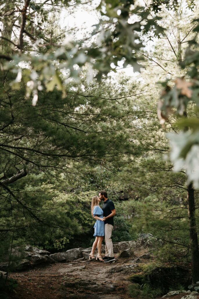 Choosing the right engagement photographer takes a lot of time, and this photo is an engagement photo of a couple who hired Lulle Photo and Film for their engagement