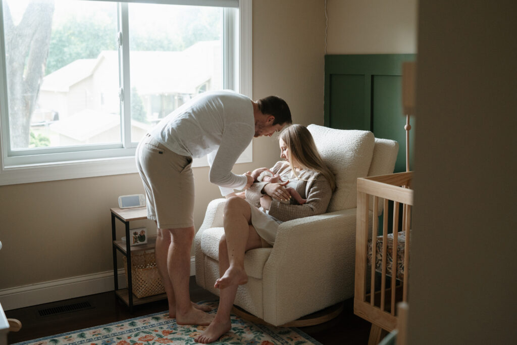 In-home newborn photography